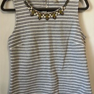 J. Crew Gray Sleeveless Tank Top